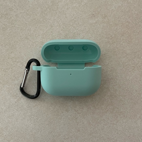 Apple Airpods Pro (1st Gen) w/ MagSafe & Spring Teal heyday Silicone Case - Picture 12 of 13